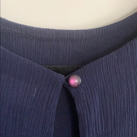 Navy Beaded Dress - Picture 6 of 7